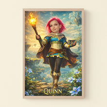 Load image into Gallery viewer, "Empower Her Journey" - Strong Girl Custom Photo Canvas Print - Personalized Gift for Her Poster & Canvas PopCulturePrints