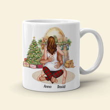 Load image into Gallery viewer, It's Beginning To Look A Lot Like Holiday Romance Personalized Couple Mug Coffee Mug PopCulturePrints