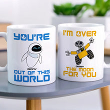 Load image into Gallery viewer, Custom Robot Mug Set for Couples - Perfect Romantic Valentine's Day Gifts Coffee Mug PopCulturePrints