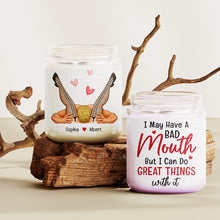Load image into Gallery viewer, Personalized Naughty Candle - Fun & Cheeky Design for Valentine's Day Gifts Scented Candle PopCulturePrints