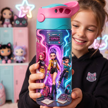 Load image into Gallery viewer, “Unleash Your Imagination!” Fantasy Girl Custom Tumbler - Personalized Back to School Gift for Kids