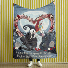 Load image into Gallery viewer, Love At Midnight Blanket - Personalized Gift for Couples Blanket PopCulturePrints