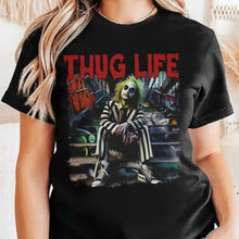 Load image into Gallery viewer, Thug Life Halloween Shirt for Horror Fans Shirts PopCulturePrints