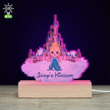 Load image into Gallery viewer, Personalized 3D LED Castle Light for Kids - Custom Name Gift Led Night Light PopCulturePrints