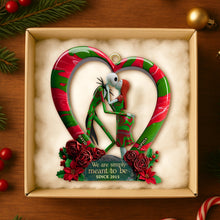 Load image into Gallery viewer, “We are simply meant to be” - Personalized Christmas Ornament for Couples - Custom Gift for Loved Ones Ornament PopCulturePrints
