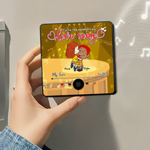 Load image into Gallery viewer, Personalized Couple Coffee Mug - Butterflies in the Stomach Fridge Magnet PopCulturePrints