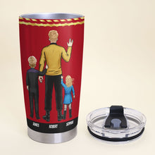 Load image into Gallery viewer, Best Dad in the Alpha Quadrant Personalized Tumbler Tumbler Cup PopCulturePrints