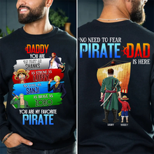 Load image into Gallery viewer, No Need to Fear, Pirate Dad Is Here - Personalized Dad Shirt Shirts PopCulturePrints