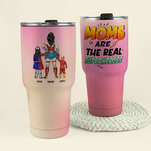 Load image into Gallery viewer, Personalized Superhero Mom Tumbler - Gift for Family Tumbler Cup PopCulturePrints