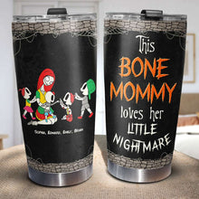 Load image into Gallery viewer, Personalized 'Bone Daddy' Halloween Tumbler Gift Tumbler Cup PopCulturePrints