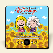 Load image into Gallery viewer, Personalized Mom Fridge Magnet - Custom Music & Photo Gift Fridge Magnet PopCulturePrints