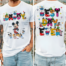 Load image into Gallery viewer, “Best Dad Ever” – Personalized Dad Shirt | Special Gift for Dads, Grandfathers, and More Shirts PopCulturePrints