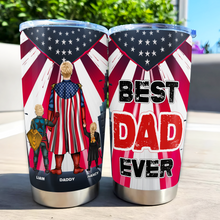 Load image into Gallery viewer, Best Dad Ever - Personalized Tumbler for Dad Tumbler Cup PopCulturePrints