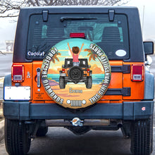 Load image into Gallery viewer, Personalized Girl Jeep Phone Case - Customizable Name & Design Tire Covers PopCulturePrints