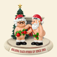 Load image into Gallery viewer, Holding Each Other Up Since 1965 - Personalized Funny Gifts for Old Couples Acrylic Light Box Light Box PopCulturePrints