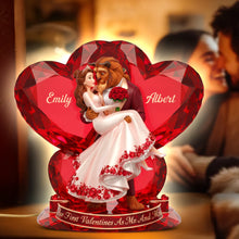 Load image into Gallery viewer, Our First Valentine's Day Light Box - Personalized Gift for Couples Light Box PopCulturePrints