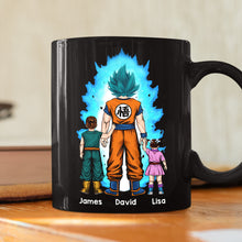 Load image into Gallery viewer, Super Saiyan Dad Personalized Mug - Best Gift for Anime Fans Coffee Mug PopCulturePrints