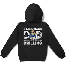 Load image into Gallery viewer, Stand Back, Dad Is Grilling - Personalized T-Shirt T-shirt PopCulturePrints
