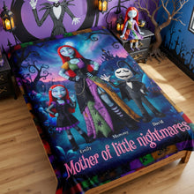 Load image into Gallery viewer, "Cuddle Up with the Mother of Frightful Cheer!" - Personalized Blanket for Moms, Perfect Gift for Mother’s Day, Grandma, and More Blanket PopCulturePrints