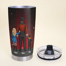 Load image into Gallery viewer, Personalized Space Dad Tumbler - Best Dad Gift Tumbler Cup PopCulturePrints