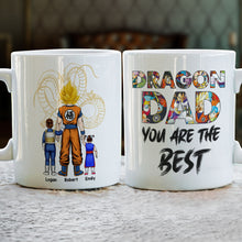 Load image into Gallery viewer, Personalized Dragon Dad Mug - Custom Anime-inspired Gift Coffee Mug PopCulturePrints