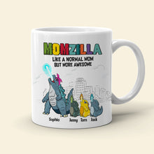Load image into Gallery viewer, Momzilla Personalized Mug - More Awesome Than Ever! Coffee Mug PopCulturePrints