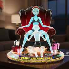 Load image into Gallery viewer, Celebrate Your Love with Our Playful Skeleton Couple Light Box - Personalized Gift for Couples Light Box PopCulturePrints