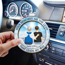 Load image into Gallery viewer, Your Memories Are The Light - Personalized Custom Shaped Car Visor Clip Gift Car Visor Clip PopCulturePrints