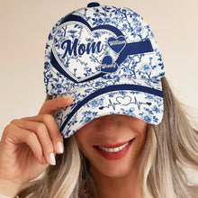 Load image into Gallery viewer, "Cherish Every Moment with Mom" - Personalized Classic Cap - Ideal Gift for Moms and Grandmas Classic Cap PopCulturePrints