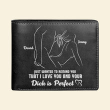 Load image into Gallery viewer, Personalized Couple PU Leather Wallet - I Love You Gift Leather Wallet PopCulturePrints
