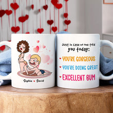Load image into Gallery viewer, Personalized Couple Coffee Mug - You Are Gorgeous Coffee Mug PopCulturePrints