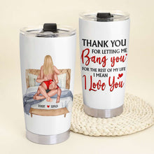 Load image into Gallery viewer, Personalized Couple Tumbler - A Unique Love Gift Tumbler Cup PopCulturePrints