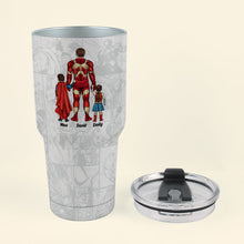 Load image into Gallery viewer, Super Mom Personalized Tumbler Cup - Hero Edition Tumbler Cup PopCulturePrints