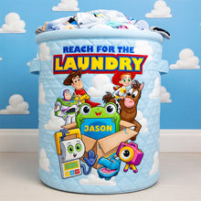 Load image into Gallery viewer, Reach For The Laundry Basket - Personalized Gift for Kids