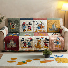 Load image into Gallery viewer, “Bring Joy to Your Living Room” - Cute Friends Collage Quilted Sofa Cover - Custom Personalized Gift for Friends and Family Sofa Cover PopCulturePrints