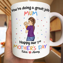 Load image into Gallery viewer, You're Doing A Great Job Mommy - Personalized Mug for Mother's Day Mug PopCulturePrints