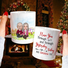 Load image into Gallery viewer, Customized 'I Love You Through and Through' Coffee Mug for Couples Coffee Mug PopCulturePrints