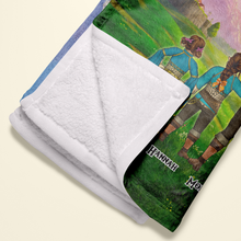 Load image into Gallery viewer, "The Legend of Mom: A Tale of Love and Adventure" - Personalized Blanket - Gift for Mom, Grandma, and More Blanket PopCulturePrints