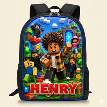 Load image into Gallery viewer, Adventure Kid Backpack - Custom Photo Gifts For Kids 03NADT140726 Backpack PopCulturePrints