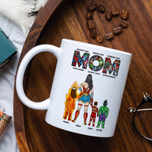Load image into Gallery viewer, Superdad Personalized Coffee Mug - Perfect Gift for Father's Day Coffee Mug PopCulturePrints