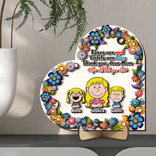 Load image into Gallery viewer, Personalized Mom Wood Sign - Heartfelt Thanks for Everything Wood Sign PopCulturePrints