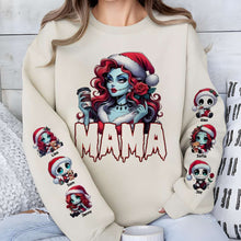 Load image into Gallery viewer, Custom Christmas Sweatshirt for Mom - Quirky Holiday Design AOP Products PopCulturePrints