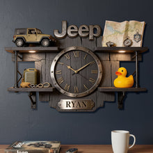 Load image into Gallery viewer, Adventure Awaits: Personalized Off-Road Car Wall Clock - Unique Gift for Adventure Enthusiasts Hanging Wall Clock PopCulturePrints