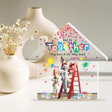 Load image into Gallery viewer, Personalized Couple Acrylic Plaque - Looney Tunes Themed Shaped Plaques PopCulturePrints