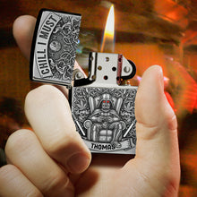 Load image into Gallery viewer, Chill I Must Lighter - Personalized Gifts for Weed Lovers Lighter PopCulturePrints