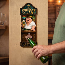 Load image into Gallery viewer, Intoxicated Man Wall Hanging Bottle Opener - Personalized Gifts 01haqn160726 Bottle Opener PopCulturePrints