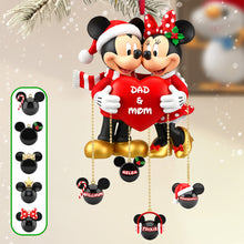 Load image into Gallery viewer, "Celebrating Family Bond this Christmas!" - Personalized Family Christmas Ornament Gift for Moms, Dads, Kids, and Friends Ornament PopCulturePrints