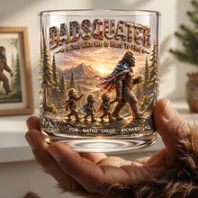 Load image into Gallery viewer, “A Dad Like Me Is Hard to Find” - Wild Dad & Little Ones Round Glass - Personalized Gifts for Dads and Grandpas Glass PopCulturePrints