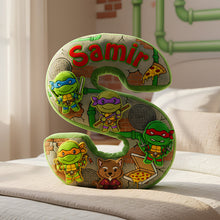 Load image into Gallery viewer, Personalized Alphabet Adventure Pillow - A Fun Gift for Kids Pillow PopCulturePrints