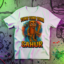 Load image into Gallery viewer, Tung Tung Tung Sahur Brainrot Shirt - A Fun Personalized Gift for Kids Shirts PopCulturePrints
